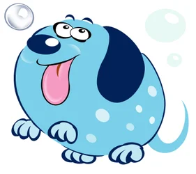 Bubbly Dog (caricature)